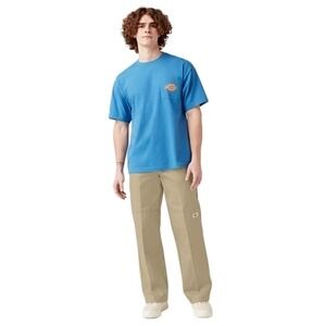Dickies Loose Fit Khaki Double Knee Pants Mens 42/32 American Workwear Utility